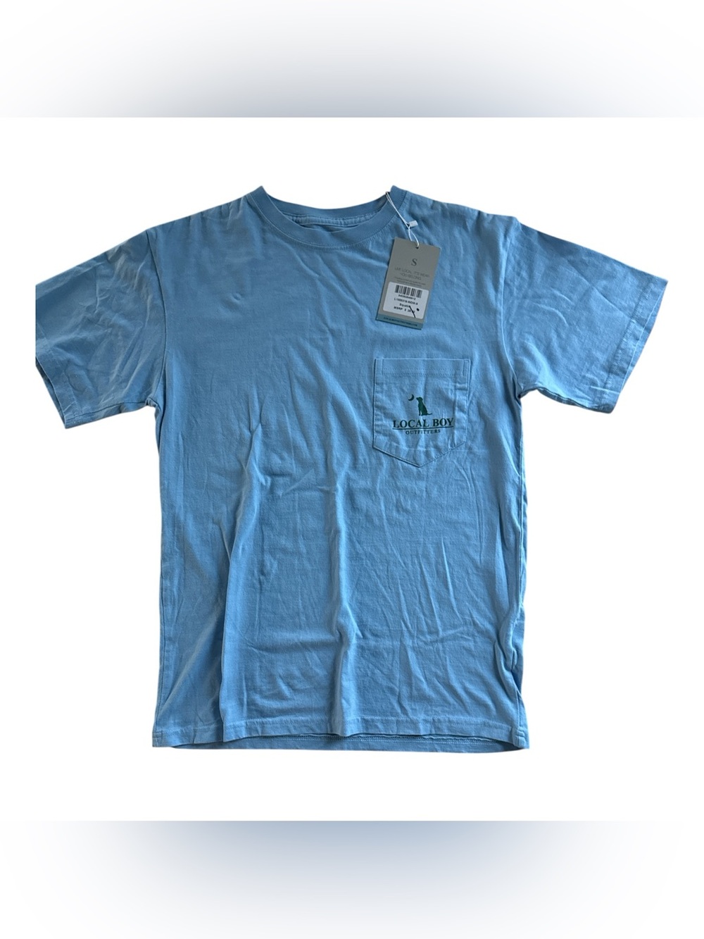 Local Boy Outfitters 'Believing Since 2013' Graphic Tee - Lt Blue S Unisex NWT - Picture 2 of 4